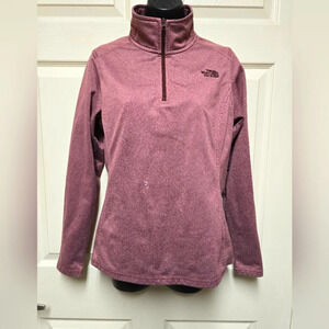 The North Face Tech Glacier 1/4 Zip Top - Women's Salmon SzMed